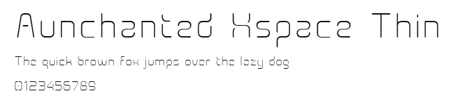 Aunchanted Xspace Thin Preview