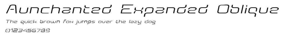 Aunchanted Expanded Oblique Preview