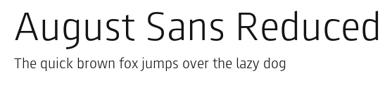 August Sans Reduced.otf