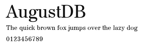 AugustDB.ttf