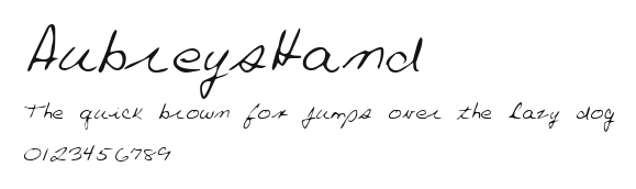 AubreysHand.ttf