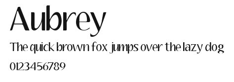 Aubrey.ttf
