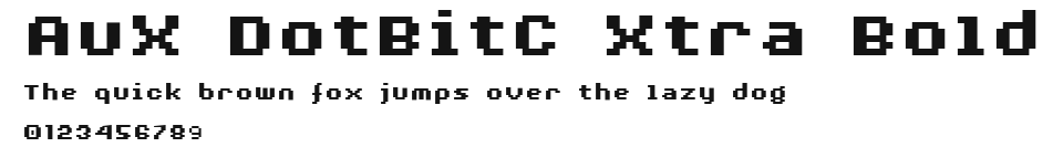 AuX DotBitC Xtra Bold.ttf