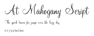 At Mahogany Script.ttf