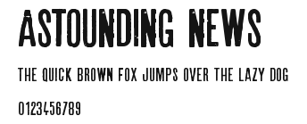 Astounding news.ttf