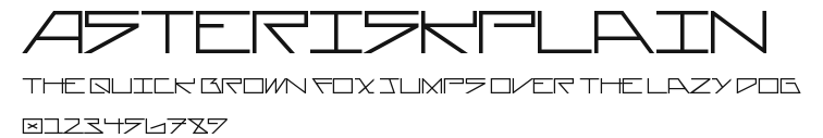 AsteriskPlain.ttf
