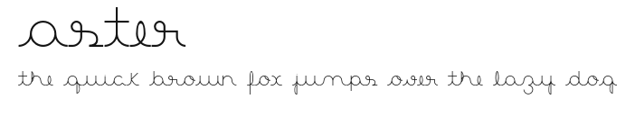 Aster 3.otf
