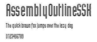 AssemblyOutlineSSK.ttf