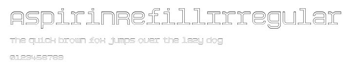 AspirinRefillIrregular.ttf