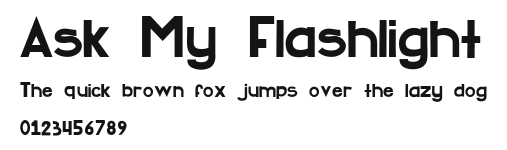 Ask My Flashlight.ttf