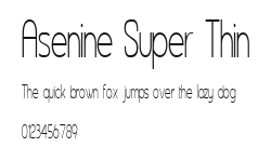 Asenine Super Thin Preview