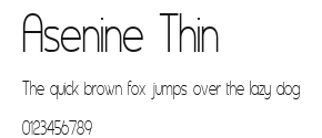 Asenine Thin Preview