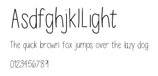AsdfghjklLight Preview
