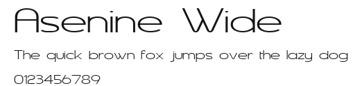 Asenine Wide Preview