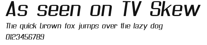 As seen on TV Skew Preview
