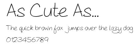 As Cute As... Preview