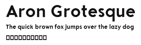 Aron Grotesque Preview