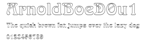 ArnoldBoeDOu1 Preview