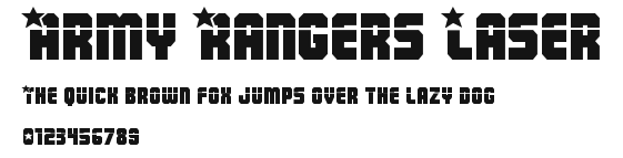 Army Rangers Laser Preview