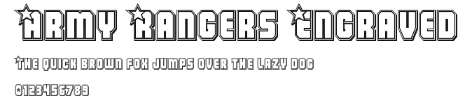 Army Rangers Engraved Preview