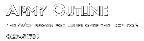 Army Outline Preview