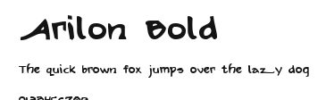 Arilon Bold Preview