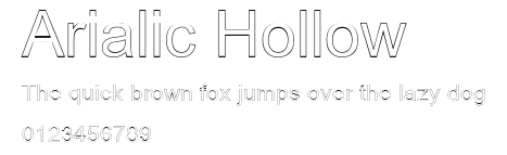 Arialic Hollow Preview
