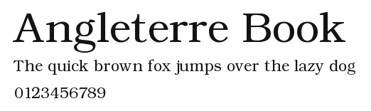 Angleterre Book.ttf