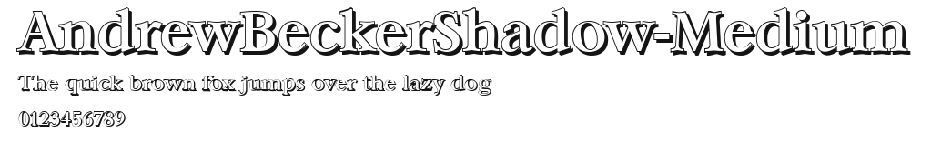 AndrewBeckerShadow-Medium.ttf