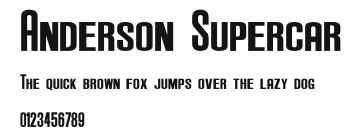 Anderson Supercar.ttf