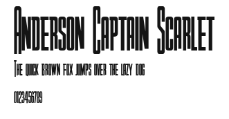 Anderson Captain Scarlet.ttf