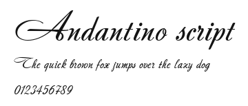 Andantino script.ttf