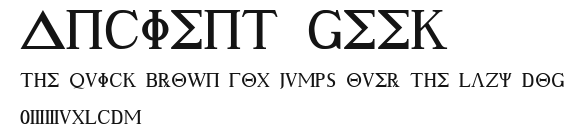 Ancient Geek.ttf