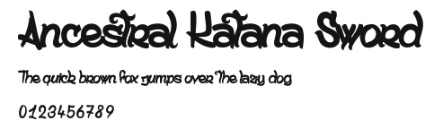Ancestral Katana Sword.ttf
