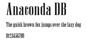 Anaconda DB.ttf
