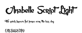 Anabelle Script Light.ttf