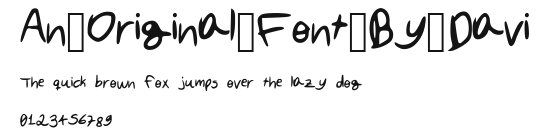 An_Original_Font_By_Davi Preview