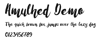 Amulhed Demo.otf