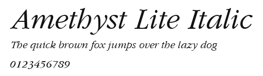Amethyst Lite Italic.ttf