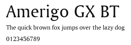 Amerigo GX BT.ttf