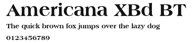 Americana XBd BT.ttf