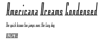 Americana Dreams Condensed.ttf