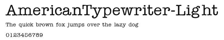 AmericanTypewriter-Light.ttf