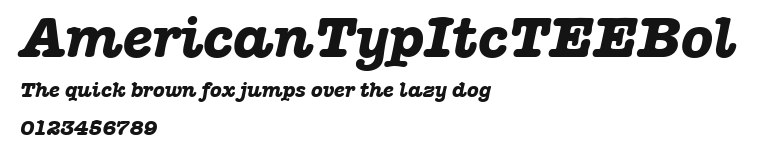 AmericanTypItcTEEBol.ttf