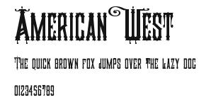 American West.ttf