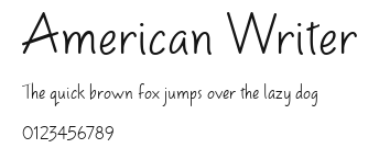 American Writer.ttf