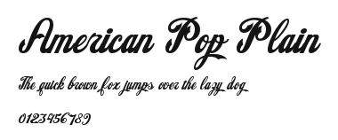 American Pop Plain.ttf