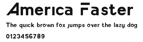 America Faster.ttf