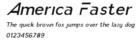 America Faster.ttf