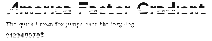America Faster Gradient.ttf
